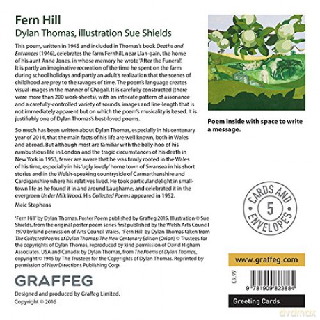 Fern Hill Poem Cards Pack - Dylan Thomas [KSIĄŻKA]