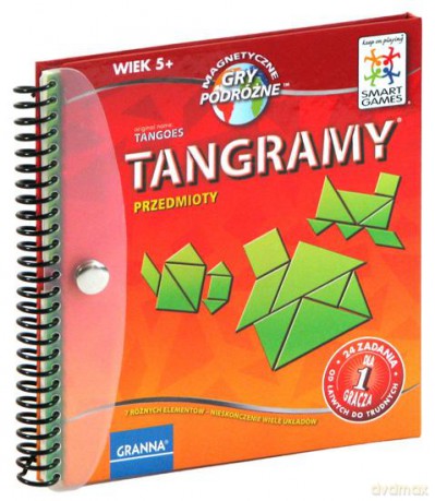 Tangramy: przedmioty - magnetyczna gra podróżna [GRA]