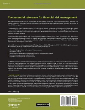 Financial Risk Manager Handbook - Philippe Jorion [KSIĄŻKA]