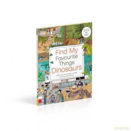 Find My Favourite Things Dinosaurs - Dk [KSIĄŻKA]