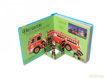 Firefighters Pop Up - David Hawcock [KSIĄŻKA]