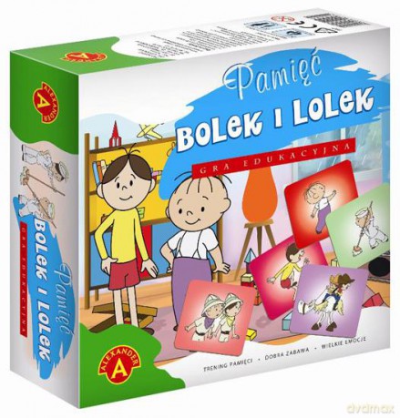 Układanka pamięciowa BOLEK I LOLEK dla dzieci [GRA]