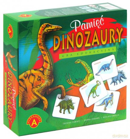 Układanka pamięciowa DINOZAURY dla dzieci [GRA]