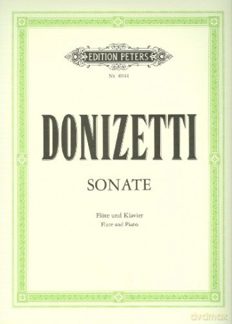 Flute Sonata In C Major - Gaetano Donizetti [KSIĄŻKA]