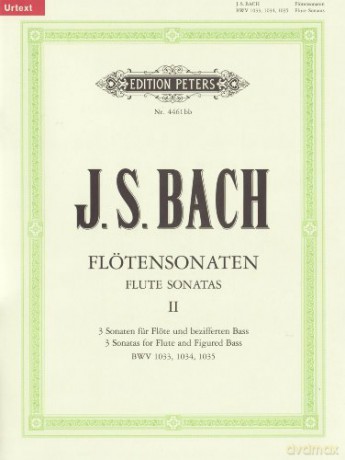 Flute Sonatas Vol 2 Bwv1033 1035 - Johann Sebasti Bach [KSIĄŻKA]