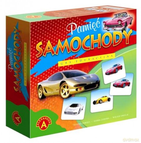 Układanka pamięciowa SAMOCHODY dla dzieci [GRA]