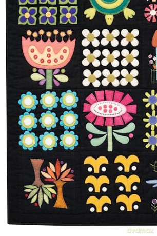 Folk Art Garden Applique Sampler - Erica Kaprow [KSIĄŻKA]