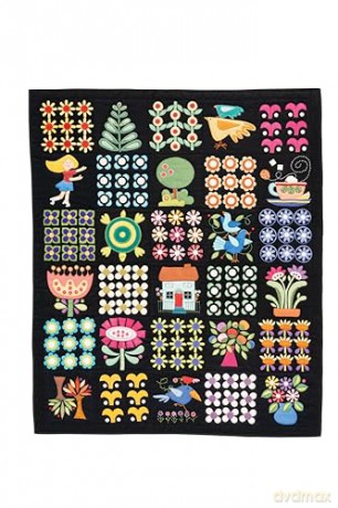 Folk Art Garden Applique Sampler - Erica Kaprow [KSIĄŻKA]