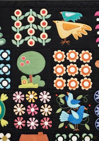 Folk Art Garden Applique Sampler - Erica Kaprow [KSIĄŻKA]