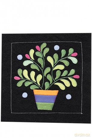 Folk Art Garden Applique Sampler - Erica Kaprow [KSIĄŻKA]
