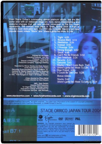 Orrico, Stacie: Live In Japan [DVD]