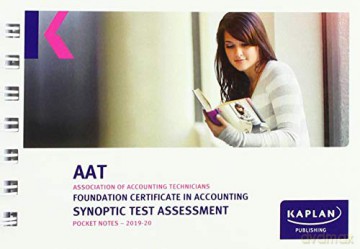 FOUNDATION CERTIFICATE IN ACCOUNTING SYNOPTIC TEST ASSESSMENT - POCKET NOTES [KSIĄŻKA]