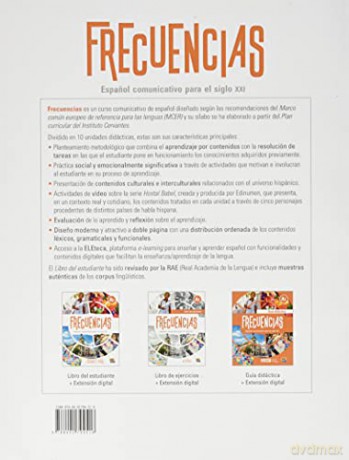 Frecuencias A1: Part 1: A1,1 Student Book: First Part of Frecuencias A1 course with coded access to ELETeca - Julian Casanova [KSIĄŻKA]