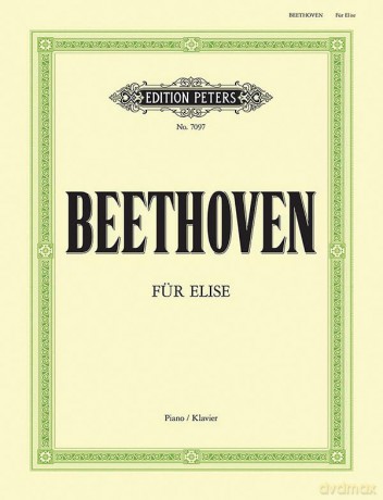 Fur Elise Woo 59 For Piano - Ludwig Va Beethoven [KSIĄŻKA]
