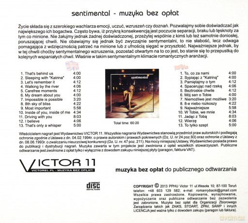 Sentimental: Paweł Lemiesiewicz (digipack) [CD]