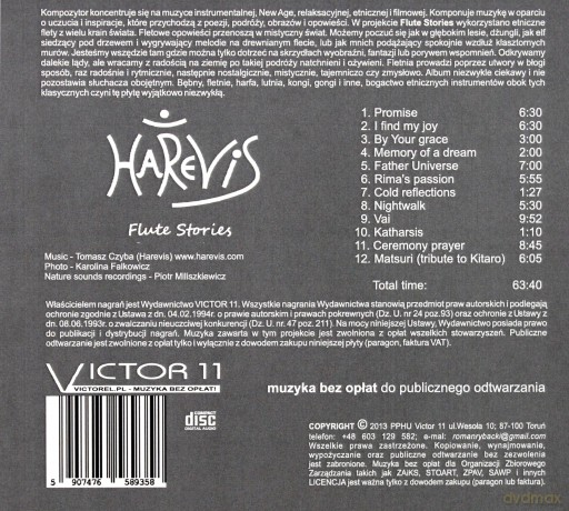 Harevis Flute Stories (digipack) [CD]