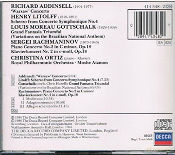 Ortiz Cristina,Atzmon/Royal Phil.: Addinsen,Rachmaninov,Litolff [CD]