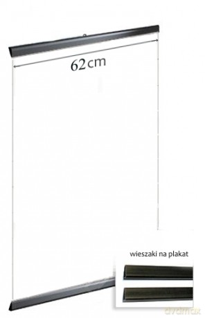Wieszak na plakat 62 cm [OPRAWA]