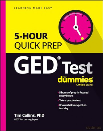 Ged Test 5 Hour Quick Prep For Dummies - Tim Collins [KSIĄŻKA]