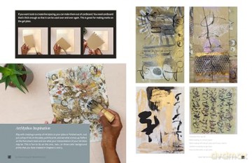 Gel Plate Printing For Mixed-Media Art - Robyn Mcclendon [KSIĄŻKA]