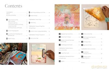 Gel Plate Printing For Mixed-Media Art - Robyn Mcclendon [KSIĄŻKA]