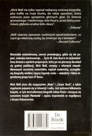 W. Axl Rose -  Mick Wall [KSIĄŻKA]