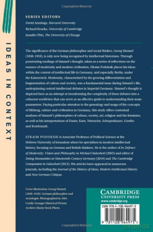 Georg Simmel And German Culture - Podoksik Efraim [KSIĄŻKA]
