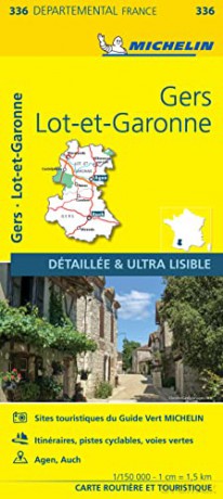 Gers Lot Et Garonne Michelin/Map 336 - Michelin [KSIĄŻKA]