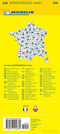 Gers Lot Et Garonne Michelin/Map 336 - Michelin [KSIĄŻKA]