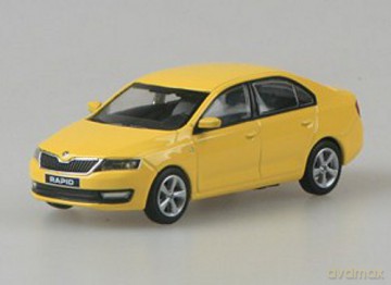 Abrex Skoda Rapid (sprint Yellow Uni) [ZABAWKA]