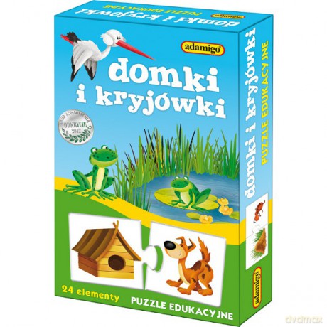 Adamigo Domki I Kryjówki - Zwierzęta [PUZZLE]