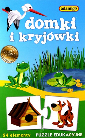 Adamigo Domki I Kryjówki - Zwierzęta [PUZZLE]