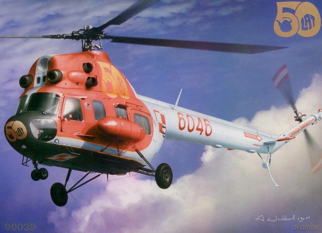 Aeroplast Pzl Mi2 Czajnik 50 Lat [ZABAWKA]