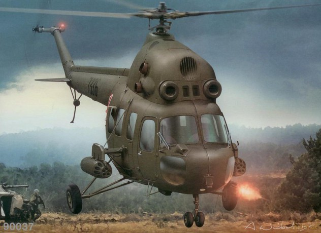 Aeroplast Pzl Mi2 Śmigłowiec Szturmowy [ZABAWKA]