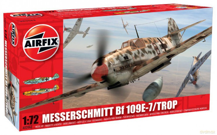 Airfix Messerschmitt Bf 109e7trop [ZABAWKA]