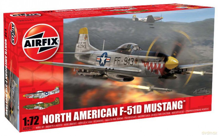 Airfix North American F51d Mustang [ZABAWKA]