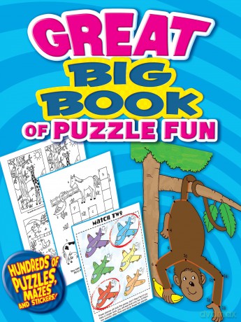 Great Big Book Of Puzzle Fun - Dover [KSIĄŻKA]