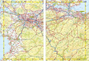 Great Britain/N Ireland A-Z Rd Atlas 25 - A-Z Maps [KSIĄŻKA]