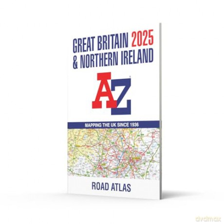 Great Britain/N Ireland A-Z Rd Atlas 25 - A-Z Maps [KSIĄŻKA]