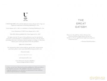 Great Gatsby - F Scott Fitzgerald [KSIĄŻKA]