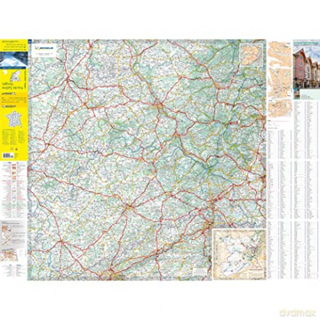 Haute-Saone Vosges - Michelin Local Map 314: Map - Michelin [KSIĄŻKA]