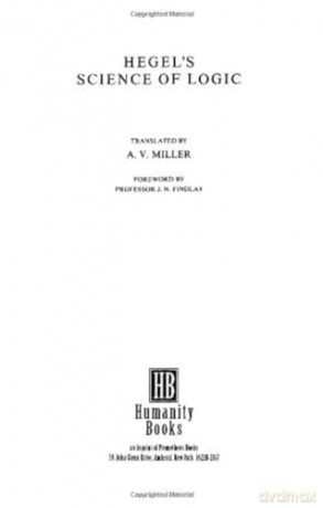 Hegels Science Of Logic - A Miller [KSIĄŻKA]