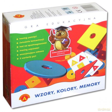 Alexander Gra Memory Wzory, Kolory [GRA]