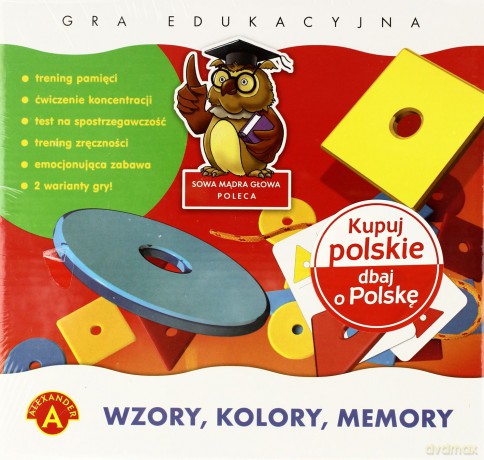 Alexander Gra Memory Wzory, Kolory [GRA]
