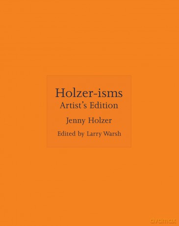 Holzer Isms Artists Edition - Jenny Holzer [KSIĄŻKA]