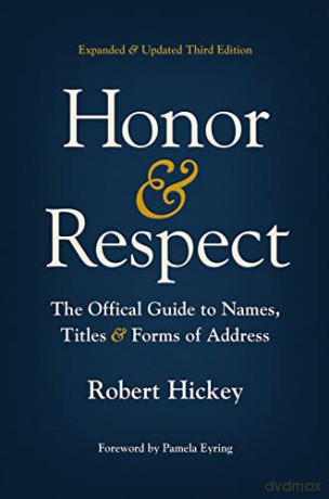 Honor And Respect 8211 The Official [KSIĄŻKA]