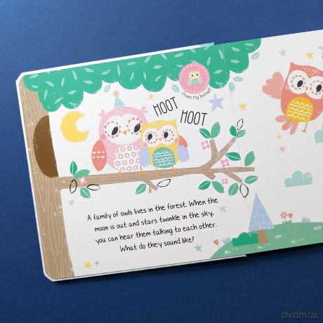 Hoot Hoot In The Noisy Forest Sound Book - 12 Exciting Animal Sound Buttons To Press And Play (Noisy Animals Sound Books) - Anna Madin [KSIĄŻKA]