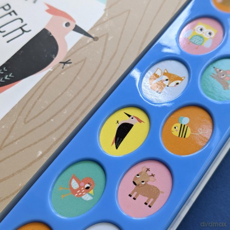 Hoot Hoot In The Noisy Forest Sound Book - 12 Exciting Animal Sound Buttons To Press And Play (Noisy Animals Sound Books) - Anna Madin [KSIĄŻKA]