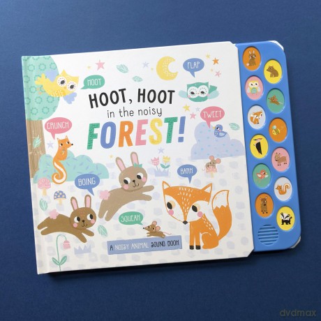 Hoot Hoot In The Noisy Forest Sound Book - 12 Exciting Animal Sound Buttons To Press And Play (Noisy Animals Sound Books) - Anna Madin [KSIĄŻKA]