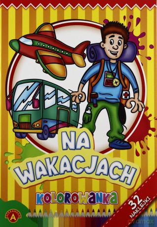 Alexander Kolorowanka A5 Na Wakacjach [KSIĄŻKA]